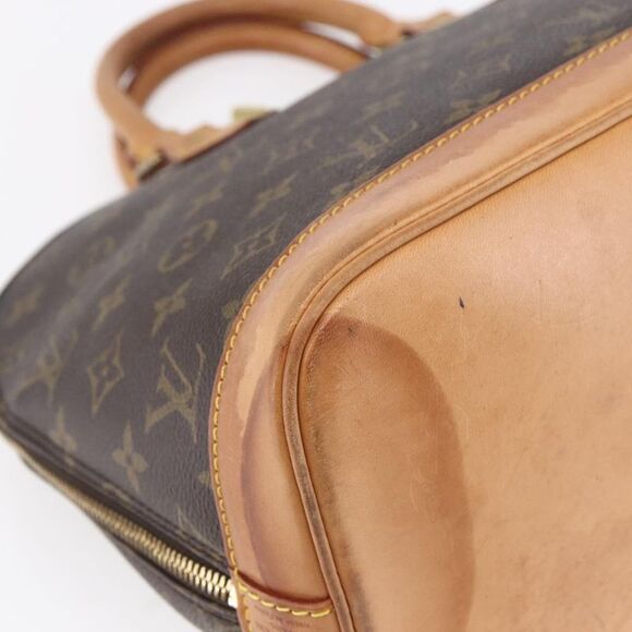 Louis Vuitton Alma Handbag Monogram Canvas Brown Canvas Handbag (Pre-Owned) - Picture 13 of 16